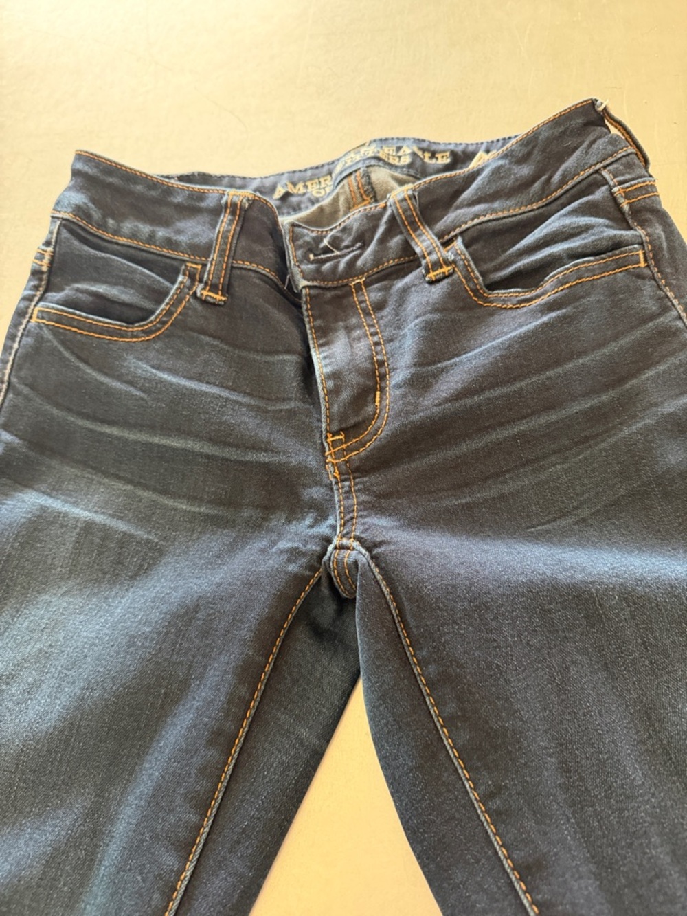 American Eagle Outfitters Navy Blue Stretch Jeggings